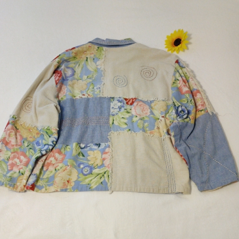 Tantrums. Floral Patchwork Jacket - image 2
